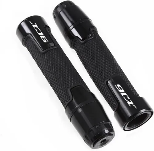 Vista 2 de Motorcycle Handlebar Grips for XJ6 XJ-6 Motorcycle 7/8" 22mm Aluminum Rubber Handlebar Grips Ends Handle Caps Hand Bar Plugs Handlebar Grips