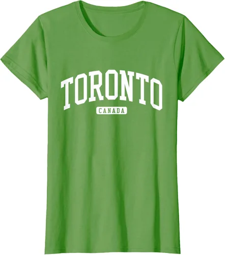 Vista 54 de Camiseta estilo universitario de Toronto Canada, Negro