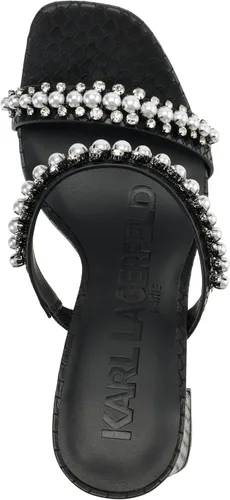 Vista 4 de Karl Lagerfeld Paris Women's Rayan Embellished Block Heel Sandal Heeled