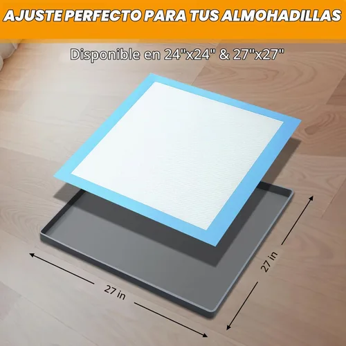Vista 3 de ondware Soporte de silicona para orina de perro para almohadillas de 27 x