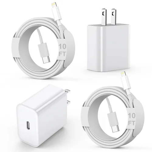 Vista 15 de StinkLight Cargador rápido USB C para iPhone de 20 W con cable USB C a Lightning y cable compatible para iPhone 14/13/12/11/XS/XR/X/iPad