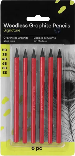 Vista 6 de ITODA Lápices de carbón profesional Juego de dibujo, boceto HB, 2B, 4B, 6B, 8B, EE mezcla, lápices de libros para colorear, grafito, profesionales