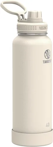 Vista 24 de Takeya Actives Botella de Agua con Tapa de Boquilla, Botella con Doble Aislamiento de Acero Inoxidable, Apta para Lavavajillas y Sin BPA, Botella