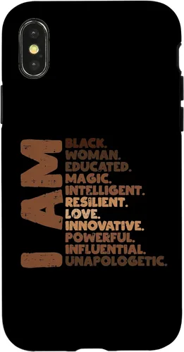 Vista 5 de I Am Black Woman Melanin Africa Pride History BHM Women Gift Case for iPhone 17
