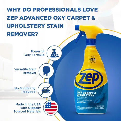 Vista 7 de Zep ZUOXSR32 Advanced Oxy - Removedor de manchas para alfombras y tapicería