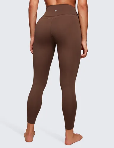 Vista 2 de CRZ YOGA - Leggings de yoga con longitud de 78 para mujer, sensación de desnudez, pantalones ajustados con cintura alta, entrepierna de 25pulgadas