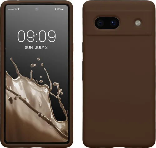 Vista 109 de kwmobile Funda Compatible con Google Pixel 6 Pro - Funda de Teléfono de Silicona TPU con Acabado Suave - Azul Caribe