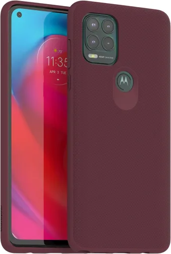 Vista 22 de Motorola Funda protectora para Moto G Pure (2021), ajuste de precisión, elegantes fundas para teléfonos con absorción de golpes, color negro