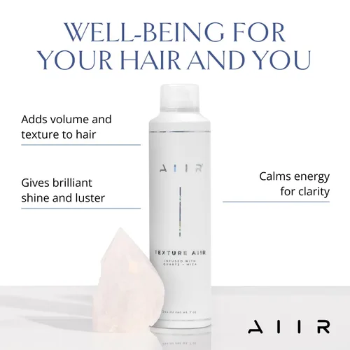 Vista 2 de AIIR Spray de peinado de textura - Spray seco voluminizador para elevación, fijación ligera y cabello fino y delgado - 7 oz