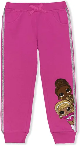 Vista 2 de LOL Surprise Dolls 2 Pack Jogger Sweatpants for Little Girls Aqua or Pink