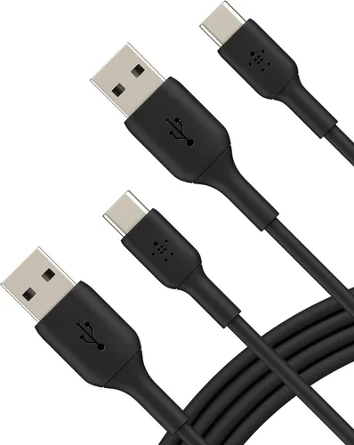Vista 13 de Belkin Cable USB C a USB A, 3.3 pies, 15 W, cargador tipo C, cable de carga de iPhone para iPhone 16, Galaxy S25, Pixel 9, AirPods, iPad Pro, Negro
