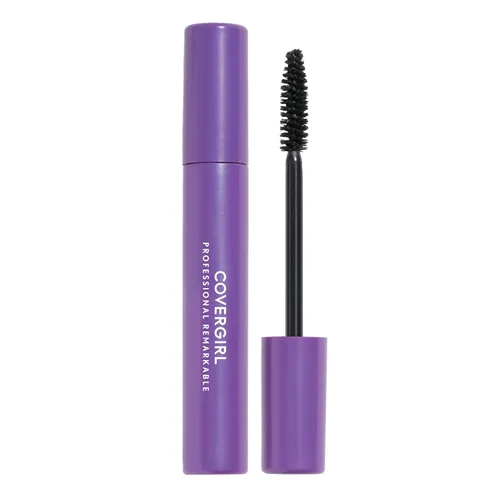 Vista 4 de Covergirl Máscara Profesional Remarkable, Very Black, 0.3 Onzas Líquidas