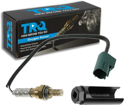 Vista 244 de TRQ Sensor de Oxígeno O2 de 4 Hilos de Banda Estrecha Compatible con VW Atlas 2.0L 2018-21, VW GTI 2.0L 2016-18, Audi A3 Quattro 2.0L 2015-18, VW