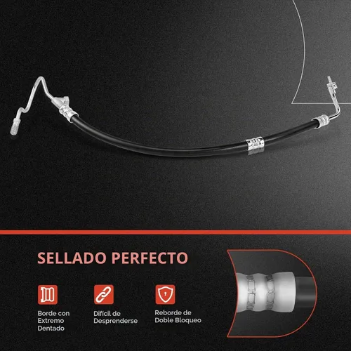 Vista 3 de A-Premium Conjunto de manguera de presión de dirección asistida compatible con Jeep