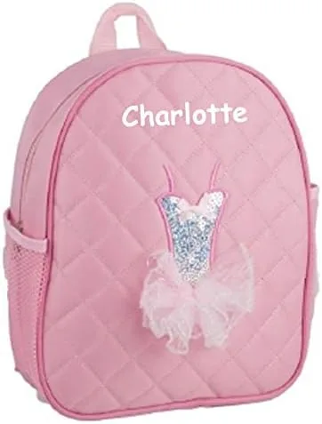 Vista 3 de Dance bolsa de lona rosa con diseño de cebra