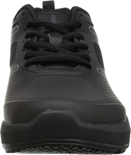 Vista 2 de Shoes for Crews Revolution II - Zapatos de trabajo para mujer, antideslizantes, resistentes al agua, color negro, tallas medianas y anchas