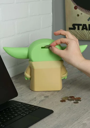 Vista 3 de Star Wars - Banco de monedas de PVC Mandalorians 'The Child' Producto con licencia