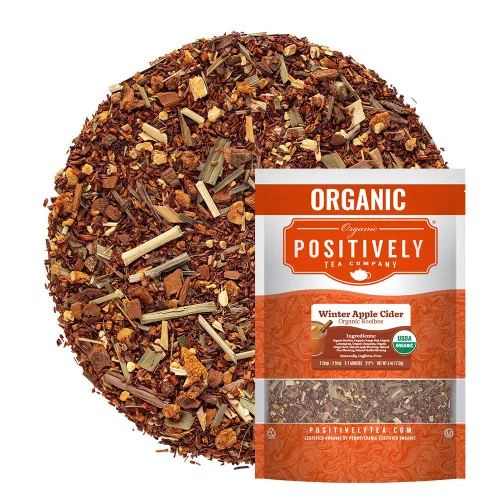 Vista 18 de Bolsas de hojas sueltas para té. Orgánicas por USDA. Positively Tea LLC.