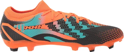 Vista 6 de adidas Tenis de fútbol unisex para adultos X Speedportal Messi.3 para terreno firme, Cloud White-core Black-solar Red