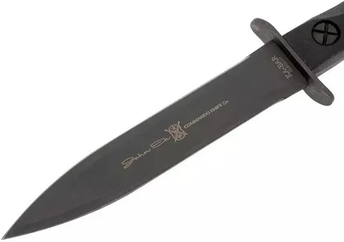 Vista 2 de Cuchillo KA-BAR John Ek Commando Co. - EK44 con hoja de acero Cro-Van 1095 de 6.625 pulgadas en un mango de nylon relleno de vidrio de 12.625