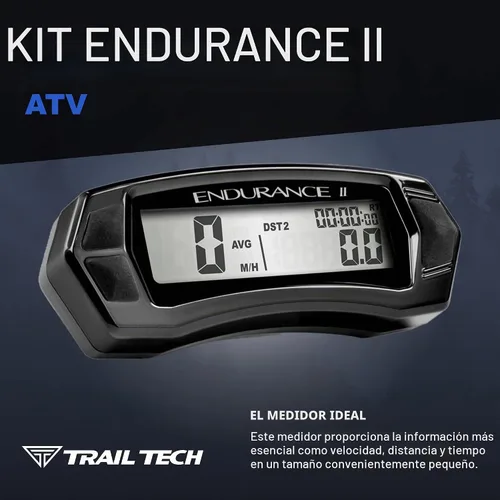 Vista 2 de Trail Tech Kit de velocímetro digital Endurance II 202-118