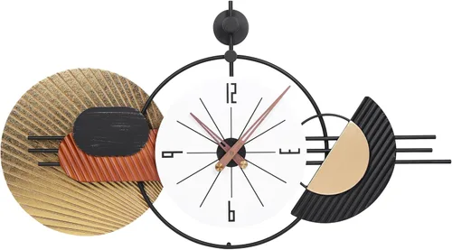 Vista 12 de Reloj de pared redondo de 10 pulgadas, funciona con pilas, de madera, de cuarzo, silencioso, decorativo, analógico, para apartamento, sala de estar