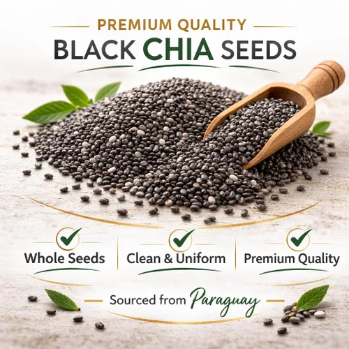 Vista 4 de Semillas orgánicas de chía negra de 4 libras a granel – Superalimento Omega-3 con alto contenido de fibra, sin OMG, sin gluten, veganas, kosher