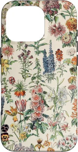 Vista 20 de Cute Flowers Vintage Botanical Flower Illustration Case for iPhone 17