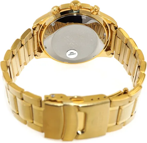 Vista 3 de Orient Sports - Reloj automático multiaño con calendario dorado n. 7001B