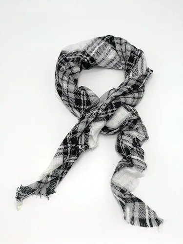 Vista 51 de Wander Agio - Bufanda envolvente con diseño a cuadros o triangular para mujer, cálida y larga, de punto, sensación de cachemira, chal