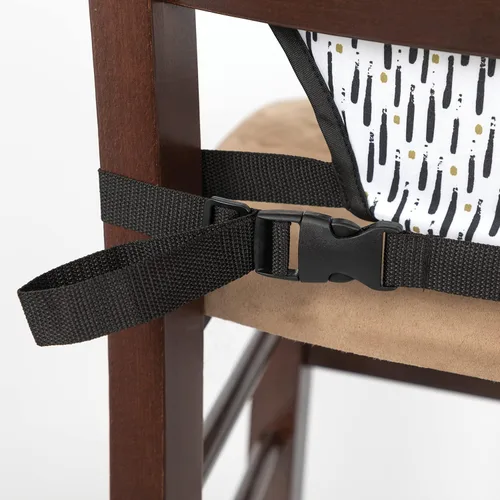 Vista 7 de Nuby On The Go Silla de viaje portátil para bebés y niños pequeños, correas ajustables de seguridad de 5 puntos, más de 6 meses, se pliega en una