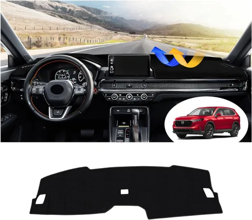 Vista 88 de FIILINES Cubierta para tablero Compatible con Mazda 3 2010-2013 Accesorios Tapete para tablero para Mazda 3 Accesorios Tapete para salpicadero
