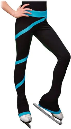 Vista 12 de ChloeNoel P06 - Pantalones de patinaje artístico en espiral