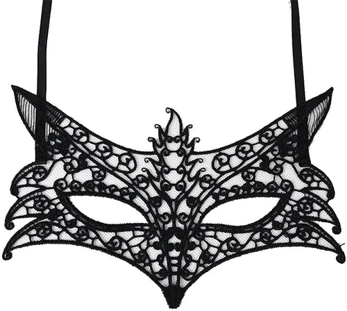Vista 6 de Máscara de encaje sexy para mujer máscara de baile de máscaras máscara de disfraz de Halloween máscara de cosplay de carnaval