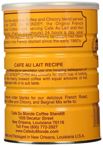 Vista 2 de Cafe Du Monde Café con Achicoria, 15 oz, (Paquete de 6)