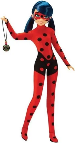 Vista 11 de Bandai Milagrosa mariquita y gato negro juguetes articulados 10.2 in muñeca de moda con accesorios Marinette Superhero Cosmobug Figurine