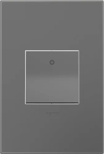 Vista 8 de Legrand adorne 15A - Interruptor de paleta de 1 o 3 vías con placa de pared a juego (acabado grafito), ASPD1532G4