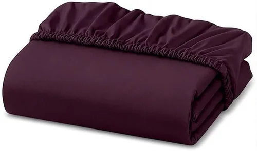 Vista 26 de Sábana bajera ajustable de lujo suave de 600 hilos, 100% algodón egipcio, sábana bajera ajustable individual con elástico alrededor, se adapta a