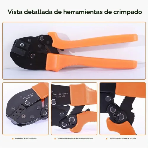 Vista 7 de Kit de herramientas manuales de prensado Powerpole de trinquete de 51