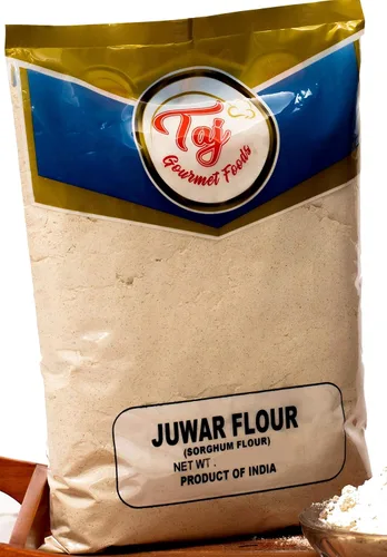 Vista 2 de TAJ - Harina de sorgo prémium de Juwar, Jowar, sin sal, 2 libras