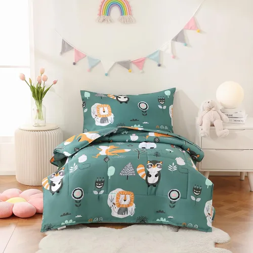 Vista 16 de JSD Juego de ropa de cama infantil de avión