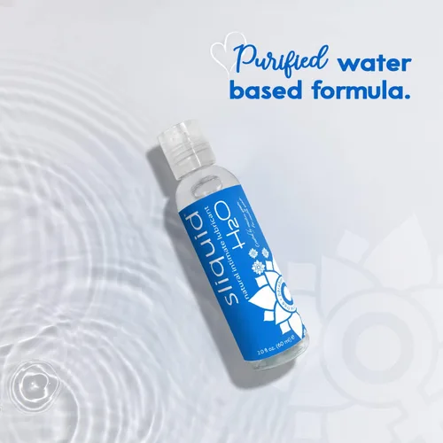 Vista 5 de Sliquid H2O Lubricante a Base de Agua, Lubricante a Base de Agua para Sexo, Lubricante Sexual Natural, Lubricante Personal Sin Glicerina (2 Oz)