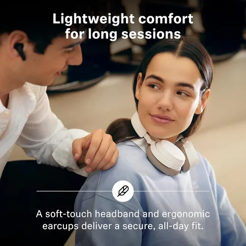 Vista 6 de Sennheiser ACCENTUM - Audífonos inalámbricos Bluetooth – Batería de 50 horas, audio, cancelación de ruido híbrida (ANC), comodidad durante todo