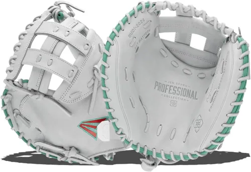 Vista 8 de Easton Professional Collection Signature Series Fastpitch Softball Glove Sizes 11.5" - 12.75" Multiple Styles Trap-Eze Web modificada