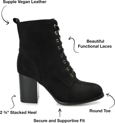 Vista 2 de Journee Collection Botines de tacón grueso para mujer