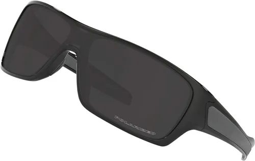 Vista 2 de 2.0mm Thick Polarized Lens Replacement for Oakley Turbine Rotor OO9307 Sunglasses - Solid Black Polarized Lenses