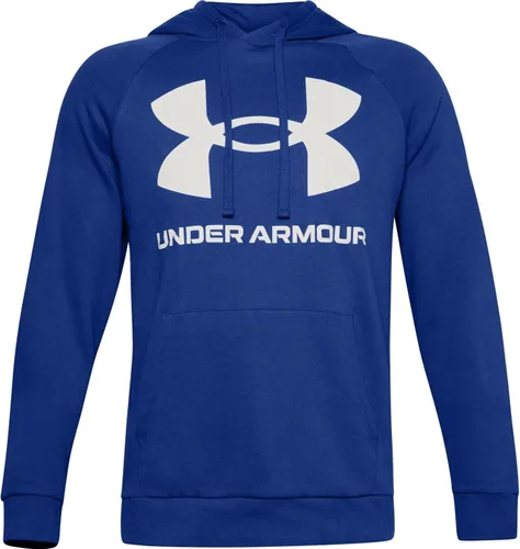 Vista 9 de Under Armour mens Rival Fleece Big Logo Hoodie (176) Fresh Clay/ Onyx White