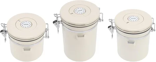 Vista 9 de Recipiente de café hermético, recipiente de almacenamiento de café con cuchara, para café molido, té, comida y lata (1.2 L)