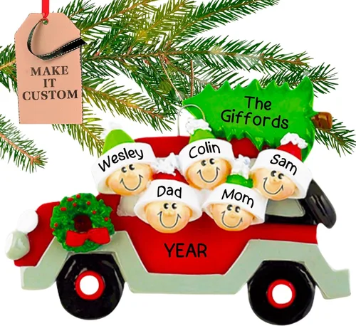 Vista 12 de Adorno personalizado para pareja 2026 Adornos de Navidad personalizados para árbol Regalo de recuerdo festivo personalizado para dos personas