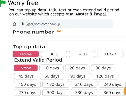 Vista 3 de China Unicom tarjeta SIM 5G red 20GB datos, 300 minutos de conversación más 300 textos